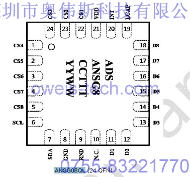 代理銷售 ANSG08QL 韓國ADS電容式觸摸IC-ANSG08QL盡在買賣IC網(wǎng)