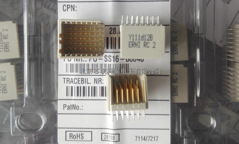 ERNI恩尼1.27毫米50針垂直式母PCB高鐵信號燈連接器109373-109373盡在買賣IC網(wǎng)