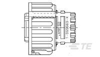 連接器殼體1-1813099-1，TE/泰科原狀現(xiàn)貨可發(fā)-1-1813099-1盡在買賣IC網(wǎng)